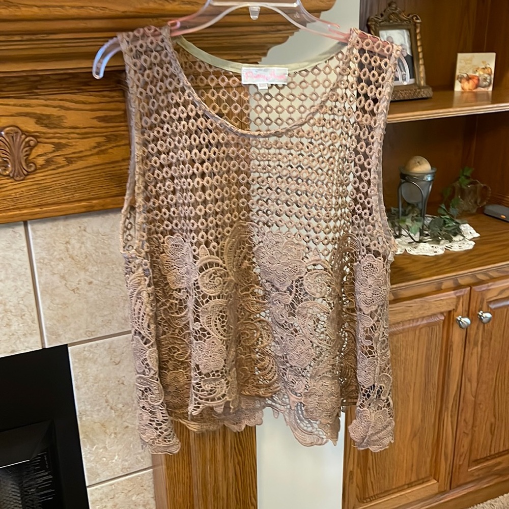 Pretty Angel Crocheted top